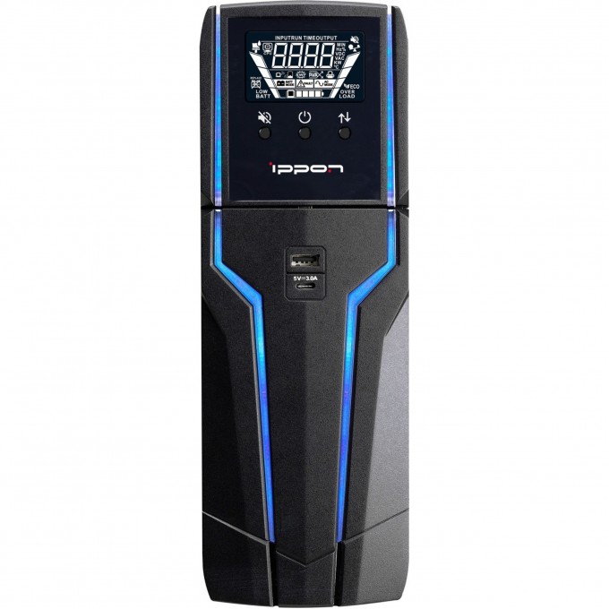 Источник бесперебойного питания IPPON GAME POWER PRO 1500 900Вт 1500ВА черный 1908312 Источник бесперебойного питания IPPON GAME POWER PRO 1500 900Вт 1500ВА черный 1908312