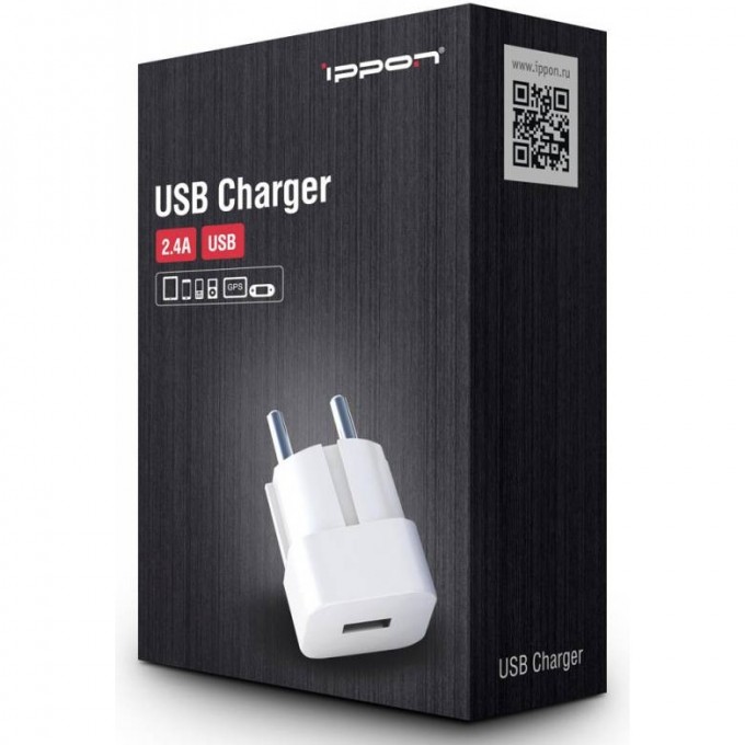 Сетевое зарядное устройство IPPON TC312W, цвет белый 864430 Сетевое зарядное устройство IPPON TC312W, цвет белый 864430
