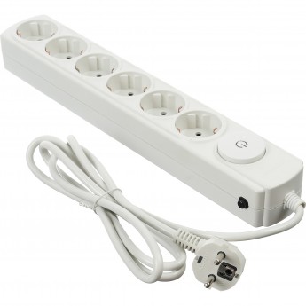 Сетевой фильтр IPPON BK212 1.8м (6 розеток) белый